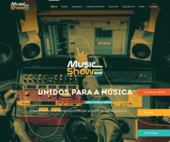 Musicshowexp.com.br(Music Show) Screenshot