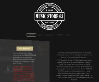 Musicstore63.com(Music Store 63) Screenshot