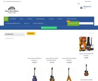 MusicStoremexico.com(Music Store México) Screenshot