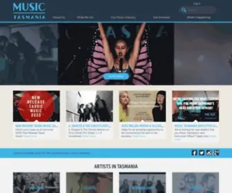 Musictasmania.org(Music Tasmania) Screenshot