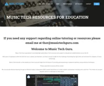 Musictechguru.com(Music Tech Guru) Screenshot