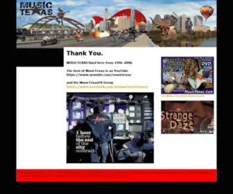 Musictexas.com(Texas Music Culture and Intergalactic Groove Archive) Screenshot