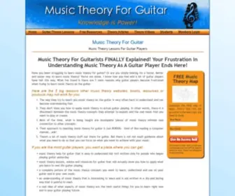 Musictheoryforguitar.com(Music Theory For Guitar) Screenshot
