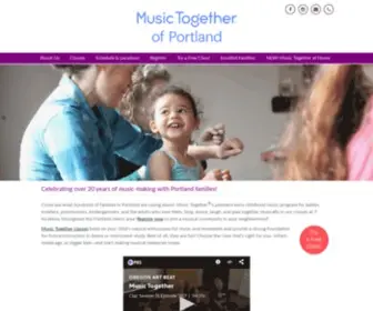 Musictogether-PDX.com(Music Together of Portland) Screenshot