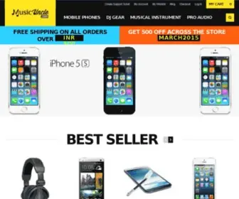 Musicuncle.com(Online Shopping India) Screenshot