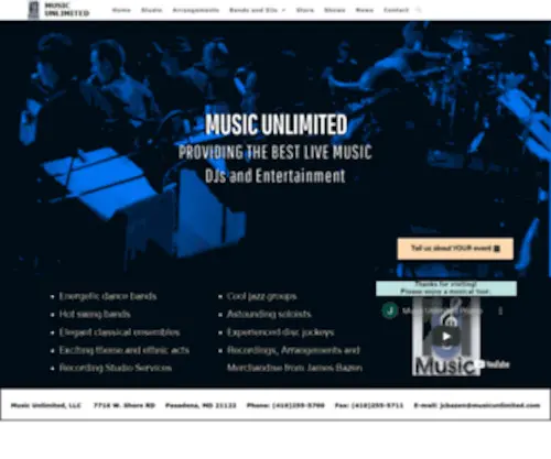 Musicunlimited.com(Music Unlimited) Screenshot