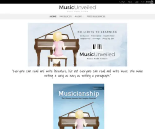 Musicunveiled.com(Music Unveiled) Screenshot