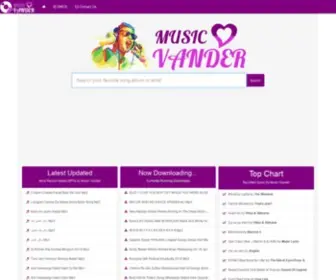 MusicVander.com(Download free music) Screenshot