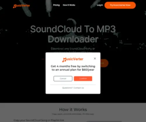 MusicVerter.com(SoundCloud Downloader) Screenshot