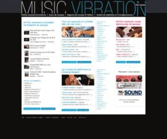 MusicVibration.com(Music Vibration) Screenshot