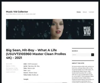 MusicVidcollector.com(Master Source (ProRes) Screenshot