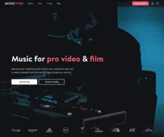 MusicVine.com(Music Vine) Screenshot