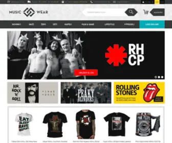 Musicwear.cz(Trička) Screenshot