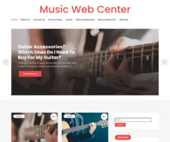 Musicwebcenter.com(Music Web Center) Screenshot