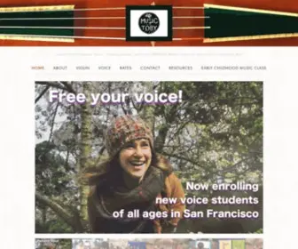 Musicwithtobysf.com(Music with Toby) Screenshot