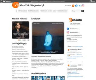 Musiikkikirjastot.fi(Musiikkikirjastojen vinkit ja verkkopalvelut yhdestä paikasta) Screenshot