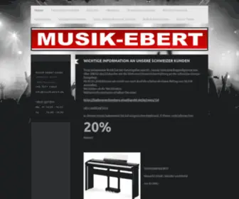 Musik-Ebert.de(Musik Ebert) Screenshot