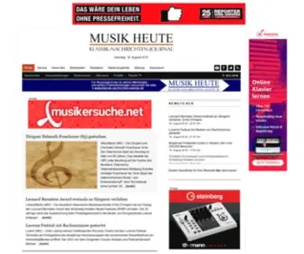 Musik-Heute.de(MUSIK HEUTE) Screenshot