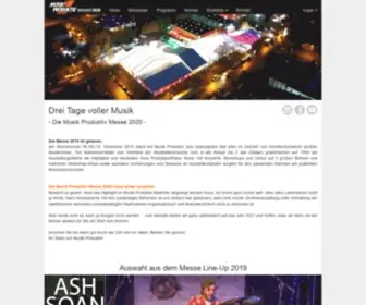 Musik-Produktiv-Messe.de(Messe 2019) Screenshot