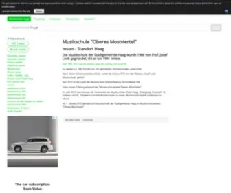 Musik-Schule.info(Musikschule Haag) Screenshot