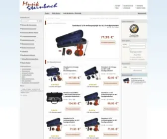Musik-Steinbach.de(Kaufen günstig online bestellen) Screenshot