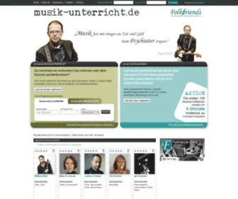 Musik-Unterricht.de(Musikunterricht) Screenshot