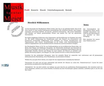 Musikagentur-Meier.de(Musikagentur Meier ) Screenshot