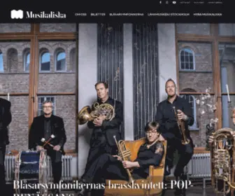 Musikaliska.se(Konserthuset vid Nybrokajen) Screenshot