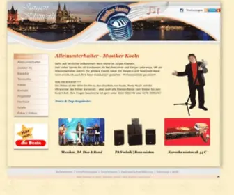 Musiker-Koeln.de(Alleinunterhalter Hochzeit) Screenshot