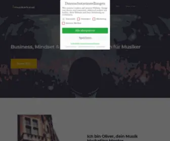 Musikerkanal.com(Musikmarketing & Fanbase) Screenshot