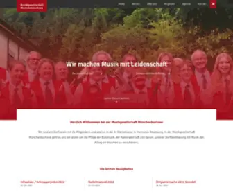 Musikgesellschaftbuchsi.ch(Musikgesellschaft Münchenbuchsee) Screenshot