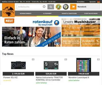 Musikhaus-Korn.de(Musikhaus Korn) Screenshot