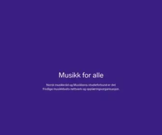 Musikk.no(Musikk for alle) Screenshot