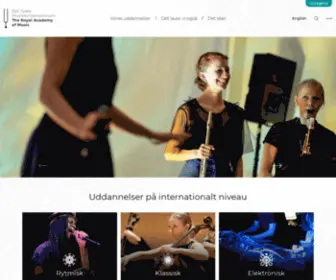 Musikkons.dk(Det Jyske Musikkonservatorium) Screenshot