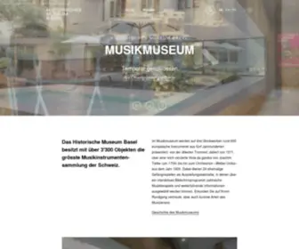 Musikmuseum.ch(HMB) Screenshot