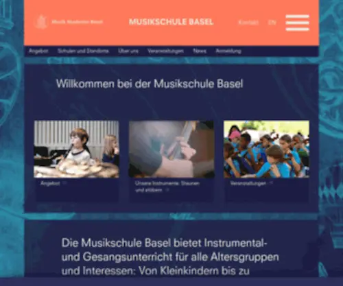 Musikschule-Basel.ch(Musikschule Basel) Screenshot