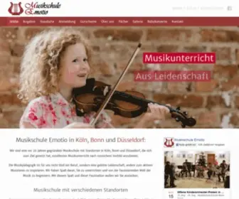 Musikschule-Emotio.de(Musikschule Emotio) Screenshot