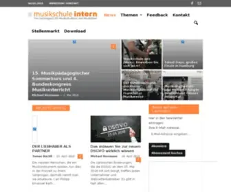 Musikschule-Intern.de(Das Online) Screenshot