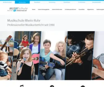 Musikschule-Rhein-Ruhr.de(Musikunterricht in ganz NRW) Screenshot