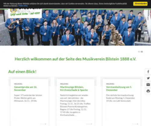 Musikverein-Bilstein.de(Musikverein Bilstein 1888 e.V) Screenshot