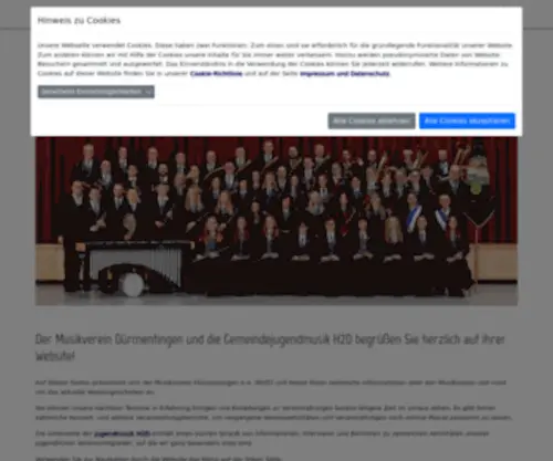 Musikverein-Duermentingen.de(Musikverein Dürmentingen e.V) Screenshot