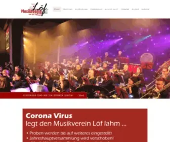 Musikverein-Loef.de(Löf) Screenshot