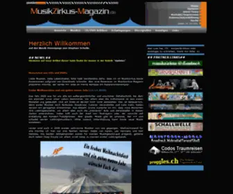 MusikZirkus-Magazin.de(                      ) Screenshot