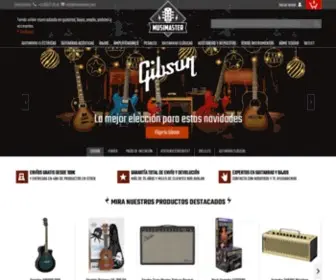 Musimaster.com(Especialistas en guitarras y bajos) Screenshot