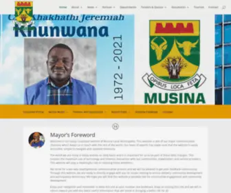 Musina.gov.za(Musina Local Municipality) Screenshot