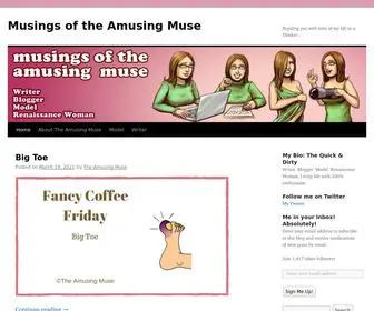 Musingsoftheamusingmuse.com(Regaling you with tales of my life as a Thinker) Screenshot