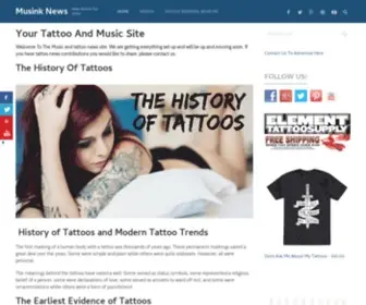 Musink.org(Musink News) Screenshot