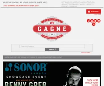 Musiquegagne.com(Musique Gagné) Screenshot