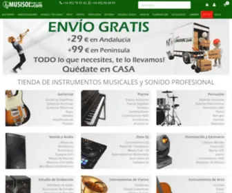 Musisol.com(Tienda de Instrumentos Musicales) Screenshot
