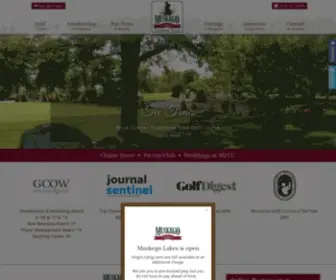 Muskegolakes.com(Muskego Lakes Country Club) Screenshot